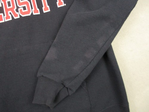 Liberty Flames Sweatshirt Men Extra Large Navy Champion LU Pullover NCAA XL * - Picture 3 of 9