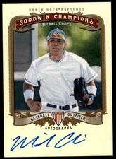 2012 Upper Deck Goodwin Champions Auto Michael Choice #A-CH Auto