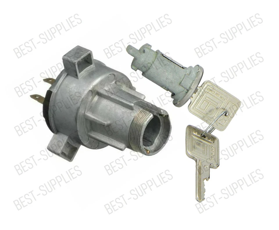 Cilindro de bloqueo de interruptor de encendido para Chevrolet Buick Pontiac Oldsmobile 1965-1967 Foto 2 de 4