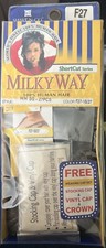 Milky Way Short Cut 100 Human Hair Color F27 1B/27 NIP
