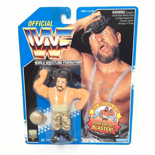 WWF Hasbro Bushwhacker Luke MOC Wrestling Figure S...