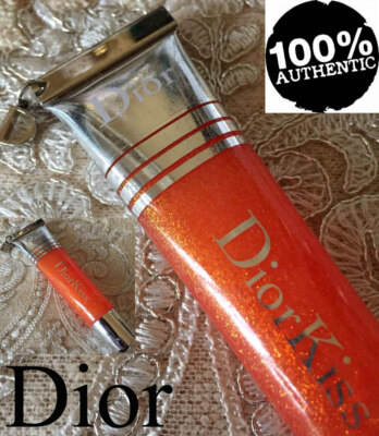 100 % AUTHENTISCH RIESIG 18 ML DIOR DIORKISS SCHMUCK CHARM LIPPENAUFPOLSTERNDER SCHIMMER GLANZ
