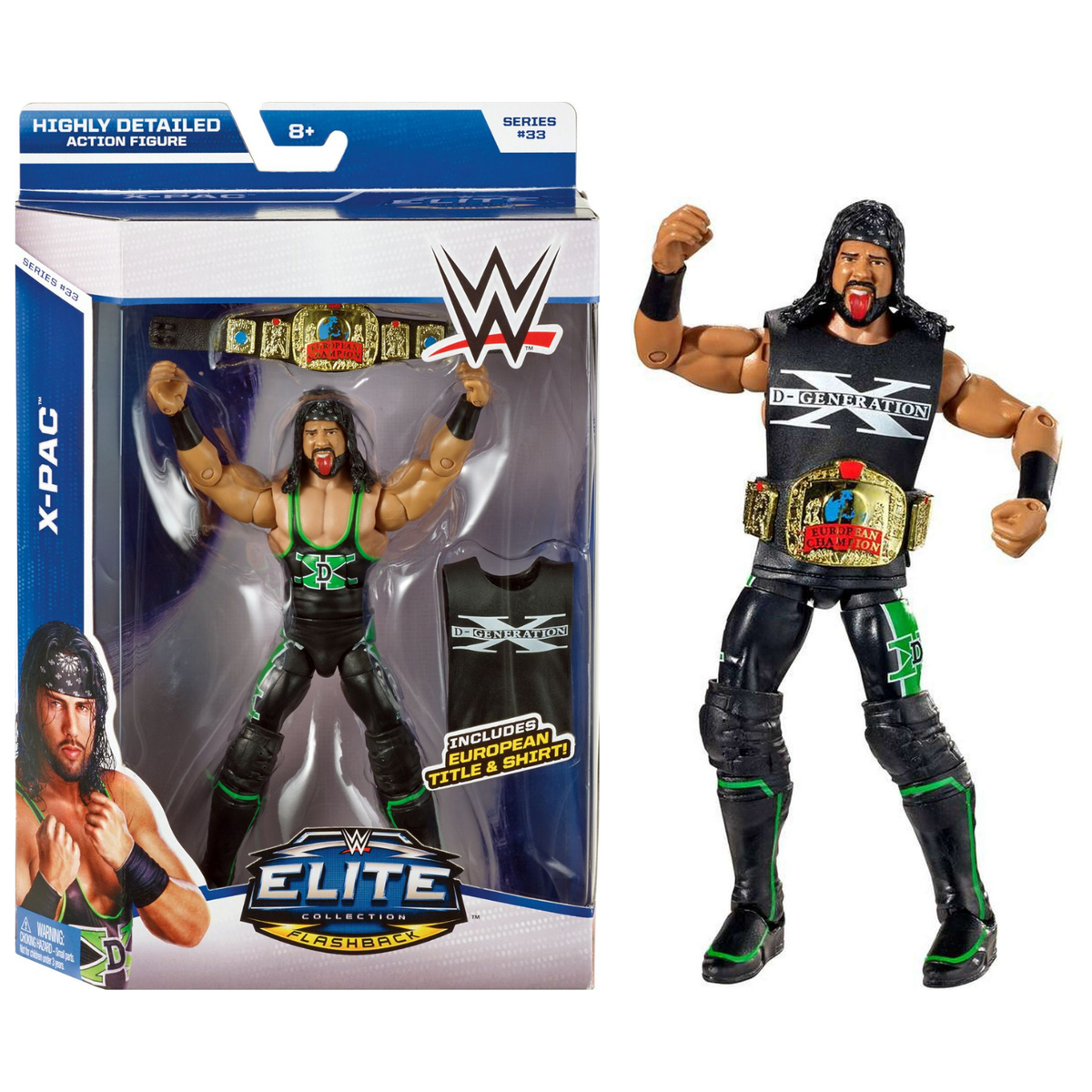 WWE Elite Collection Series 33 X-Pac Flashback Action Figure WWE Elite Collection Series 33 X-Pac Flashback Action Figure