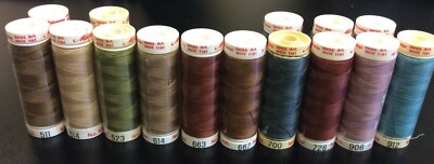 METTLER METROSENE PLUS  ART. 1161- 10 COLORS- 15 SPOOLS IN A SET
