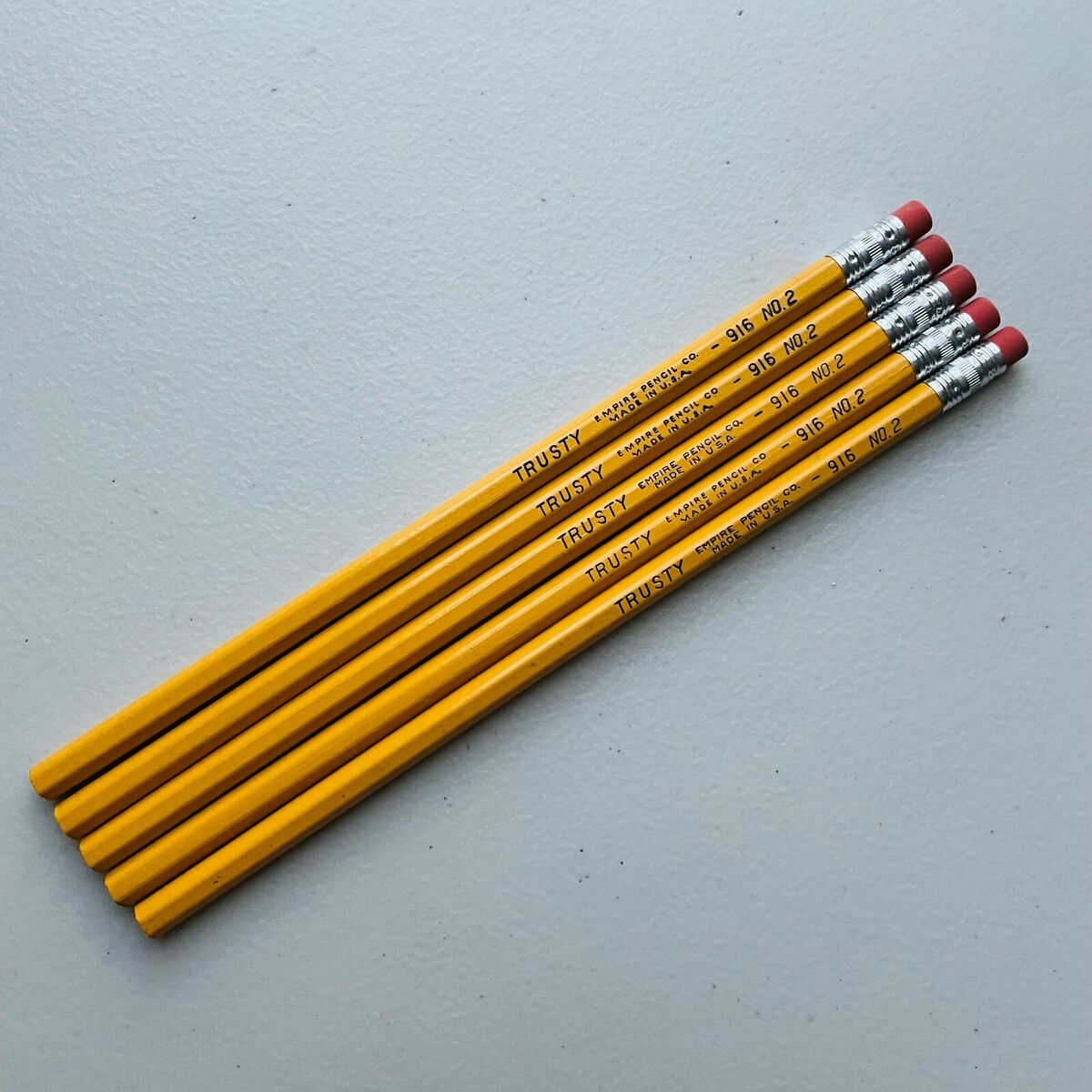 Vintage Empire TRUSTY 916 No. 2 Unsharpened Pencils Made in Vintage Empire TRUSTY 916 No. 2 Unsharpened Pencils Made in