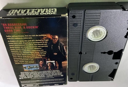 3000 Miles To Graceland Kurt Russell VHS Movie Screener Demo Promotional Rated R - Picture 7 of 12