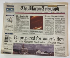 Macon Georgia Telegraph Newspaper July 18, 1994 Flood OJ UMC Linda Embry