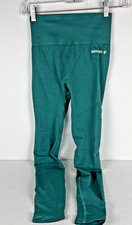 Superdry Women's Size 6 Train Seamless Tight Green Leggings Activewear