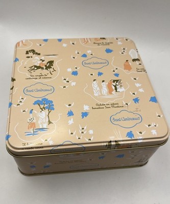 Sant Ambroeus NYC Italian cafe Collectible metal tin
