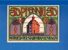 Germany Notgeld Oranienbaum 50 Pfennig 1921 Uncirculated Banknote