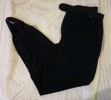 Roffe Jett Ski Pant Sz 14 Regular Black Stirrup 90s Pants Vintage