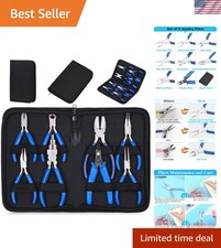 Jewelry Making Pliers Tools, 8pcs Micro Jewelry Pliers Set for Jewelry Making...