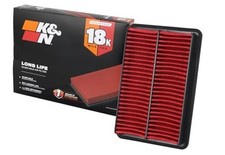 Engine Air Filter: Long Life 18,000 Mile Replacement Air Filter: Compatible