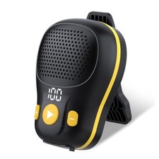 Wearable Bluetooth Speaker, Clip-On Speaker with Mic, IP56 Waterproof 18H