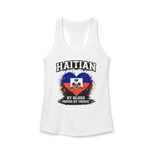 Women's Ideal Racerback Tank, Haitian tank tops