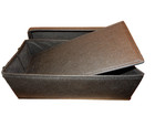 Lot of 2 New Fabric CD Storage Box Holder Case Organizer Holds 30 CDs UENTIP — photo 5