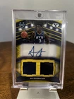 AJ Dybantsa 2025 Topps Gold Patch Auto Dual Relic #17/75 BYU Rookie Card