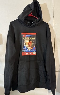 Tecmo Super Bowl Hoodie Inspired By The Classic 1991 Football NES Game Mens XL