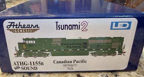 Athearn Genesis escala HO "CP" #7020 SD70ACU DCC/Sonido/NUEVO EN CAJA | Zustand: New