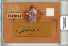 2005 Donruss Leather Lumber John Kruk Leather Cuts Auto /128