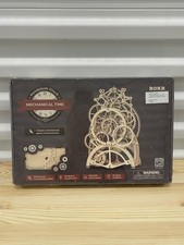 New Sealed ROKR 3D Wooden Mechanical Pendulum Clock Puzzle