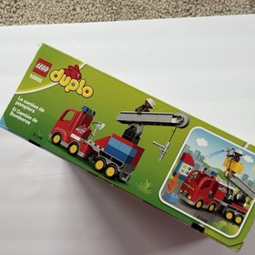 LEGO Duplo: Fire Truck Camion Pompieri, Retired Preschool Building Toy 10592