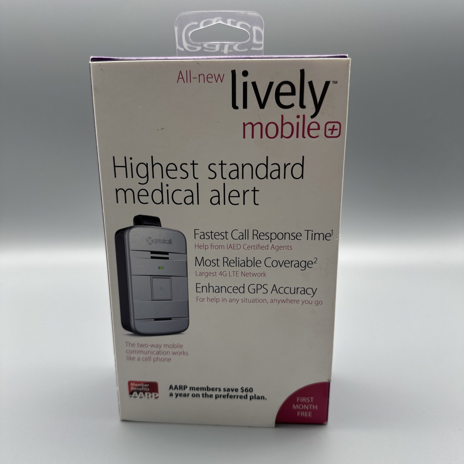 LIVELY  MOBILE GREATCALL MEDICAL ALERT DEVICE