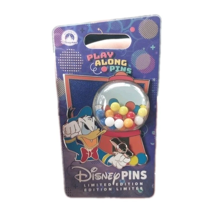 IN HAND 2026 Disney Parks Play Along Pins 3 Of 12 Donald Duck Gumball LE Pin
