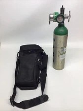 2006 Luxfer 170 Liter Medical O2 Oxygen Tank Cylinder w Regulator & Case