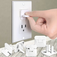 Outlet Covers 38-Pack White Child Proof Electrical Protector Safety Improved Ba
