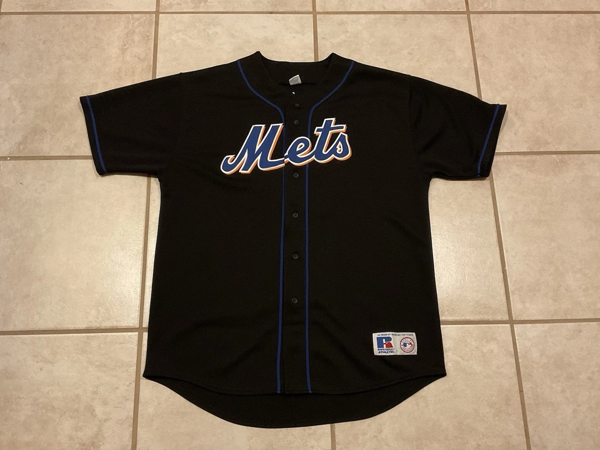 Maillot MLB New York Mets – Mike Piazza #31 – Cousu – Taille L (Homme)