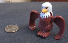 Vintage Wind Up Toy Eagle - Works