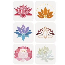 FINGERINSPIRE 6 Pcs Lotus Flower 5.9 inches x inches,
