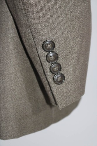 Giacca blazer uomo Stafford freccette colletto bottoni manica lunga marrone taglia EUR42 - Foto 5 di 10