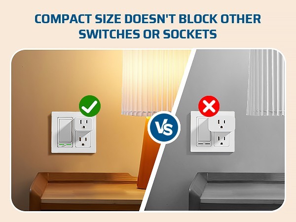 DEWENWILS Wireless Remote Control Outlet Switch, 3 Outlets 1 Remote, 100FT RF