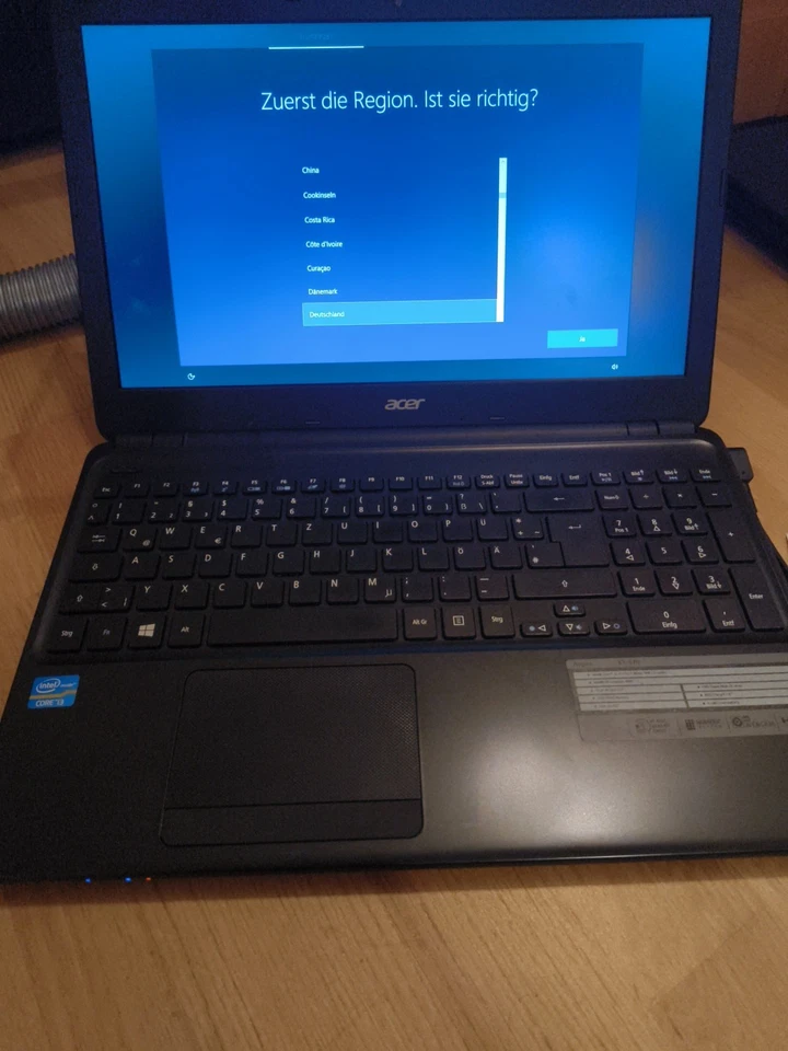 Acer Aspire E1-570, i3-3217U, 8GB RAM, 160GB, Win 10 pro - Bild 2 von 4