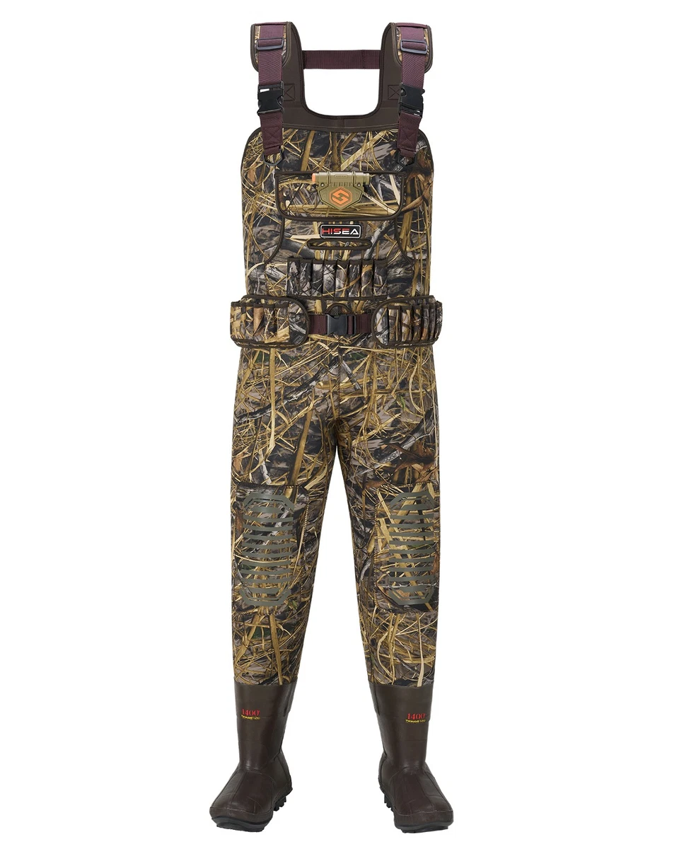 Remington Fishing Waders Mens Size 10 Black Neoprene Thinsulate Insulated Boots Men Neoprene Fishing Waders with Boot Foot for sale | eBay main image 4