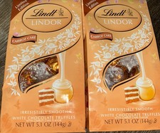 Lindt ~ 2-Bags Carrot Cake White Chocolate Tr...