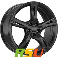 4x Ronal R62 jetblack 7.5x18" ET40 LK5 108 ML 76 Alufelgen 18 Zoll 4x Ronal R62 jetblack 7.5x18" ET40 LK5 108 ML 76 Alufelgen 18 Zoll