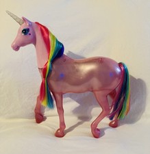Interactive Barbie Dreamtopia Magical Lights Unicorn w/Rainbow Mane  Tail 2020