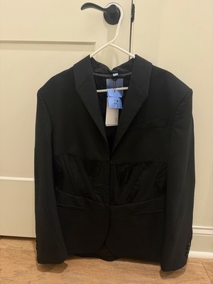 MUGLER x H&M Corset-Style LARGE RARE Wool Blazer BNWT Limited SOLD OUT