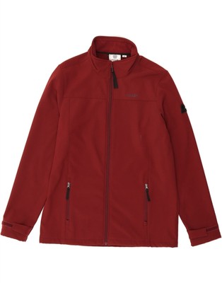 TOG 24 Herren Windbreaker Jacke UK 40 Large Burgundy Polyester BY07