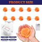 Yescom 2 Pcs 10ft 20LED Marigold String Lights w/ 100 Magnetic U-Clips for Decor — photo 2