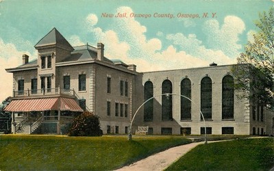 Vintage Postcard New Jail Oswego County NY Unposted