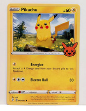 CARTA BASE POKEMON PIKACHU 049/203 2021