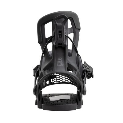 Flow Fuse Hybrid Men's Rear Entry Snowboard Bindings, Black, X