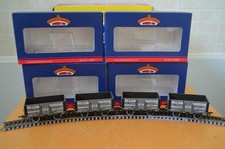 Bachmann 37-163 8 Plank Wagon WILLIAM HARRISON 674 Grey set of 4