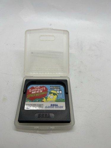 The Simpsons Bart VS The Space Mutants Sega Game Gear Cart Only Retro Gaming - Bild 2 von 11
