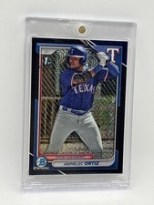 2024 Bowman Chrome Mega Mojo Abimelec Ortiz Bowman 1st # BCP-16 Texas /175