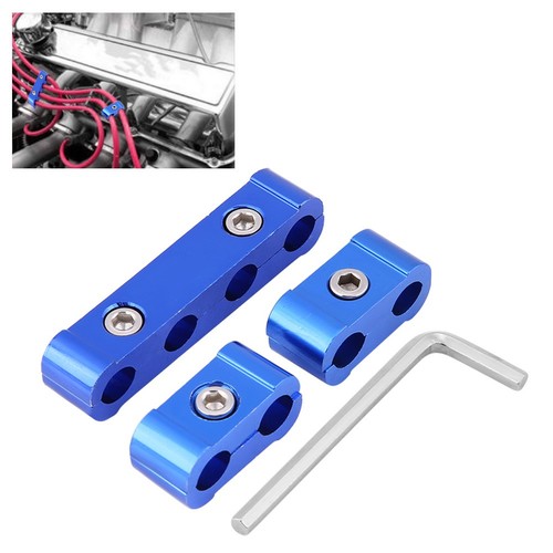 12Pcs Car Braided Spark Plug Wire Hose Separator Clamp Fitting For 8mm 9mm 10mm - Picture 8 of 10